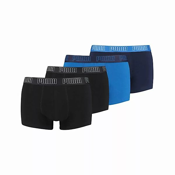 PUMA Herren Trunks, 4er Pack - Basic ECOM, Shorts, Cotton Stretch, Everyday günstig online kaufen