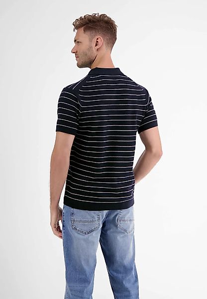LERROS Poloshirt "LERROS Poloshirt in sommerlich-stylischer Strickoptik" günstig online kaufen