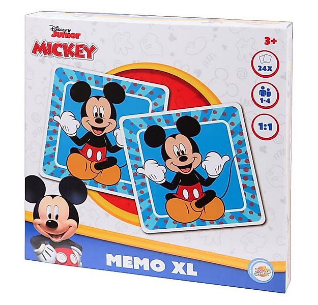 Disney Lernspielzeug Disney Mickey Fun Gedächtnisspiel XL 24 Stück günstig online kaufen