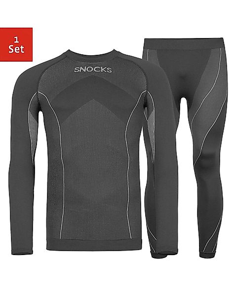 SNOCKS Thermounterhemd Thermounterwäsche mit Daumenloch für günstig online kaufen