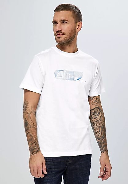 STREET ONE MEN T-Shirt, mit Rundhalsausschnitt günstig online kaufen