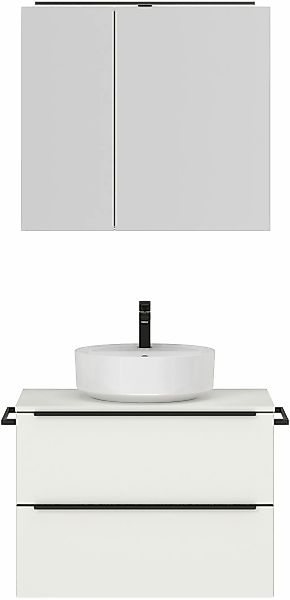 nobilia Badmöbel-Set "Alvene", (2 St., vormontiert, mit Soft-Close), inkl. günstig online kaufen