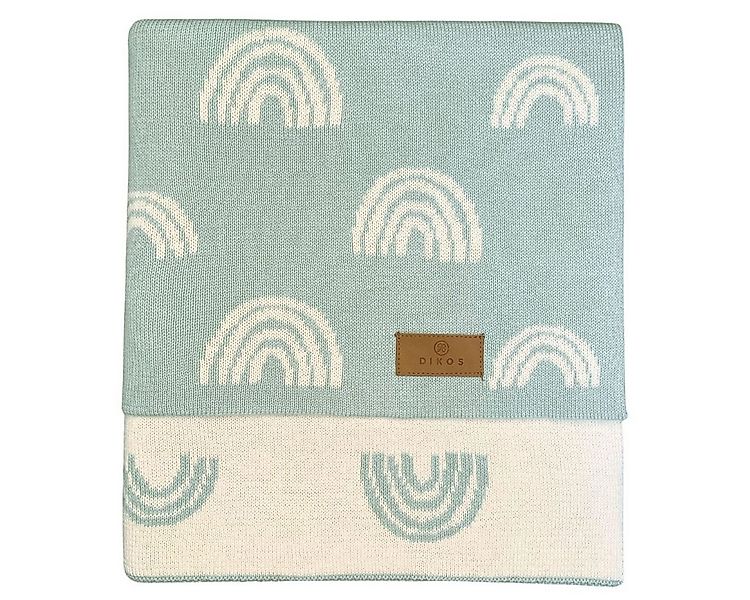 Babydecke DIKOS® Babydecke Baumwolle – Regenbögen – 100 % Bio Baumwolle, DI günstig online kaufen
