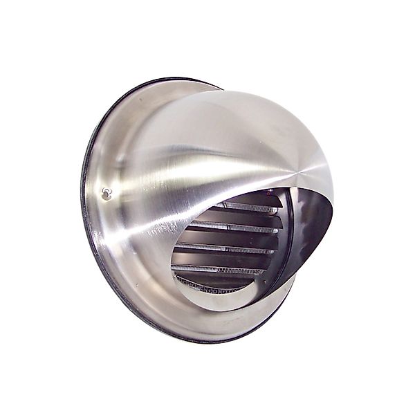 Häusler Edelstahl Abluftgitter LG 5015 Rund Rohranschluss DIN 150 Lüftungsg günstig online kaufen