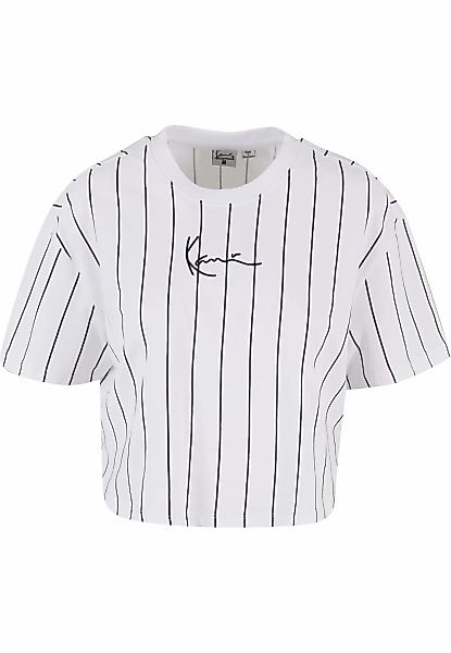 Karl Kani T-Shirt "Karl Kani Damen Small Signature Essential Pinstripe Crop günstig online kaufen