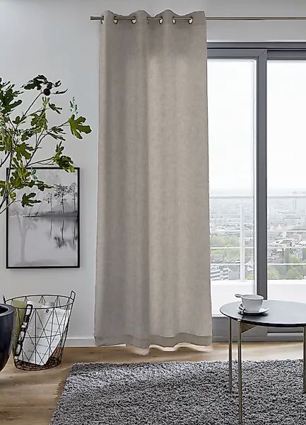 my home Vorhang »MARMOR«, (1 St.), blickdicht, monochrom, verschiedene Größ günstig online kaufen