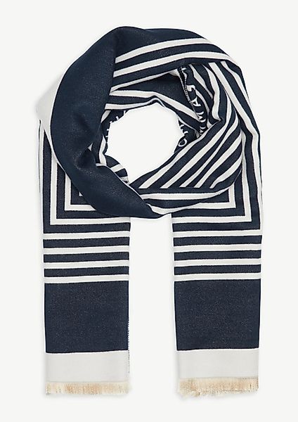 Comma Halstuch Weicher Jacquard-Schal aus Viskosemix, günstig online kaufen