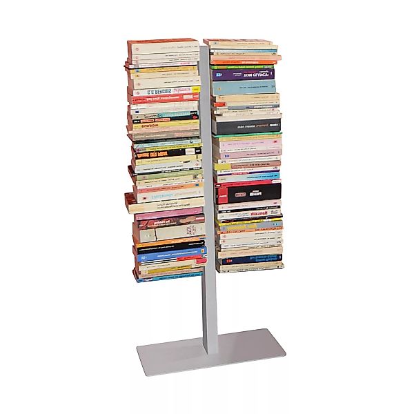 Radius - Booksbaum Bücherregal klein - silber/BxHxT 39x90,5x12cm/8 Fächer günstig online kaufen