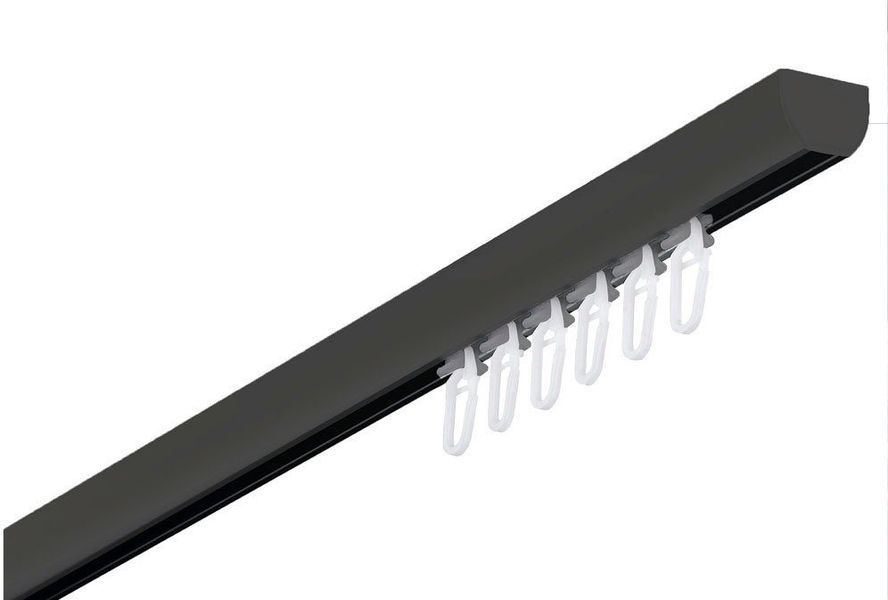 GARESA Gardinenschiene "400" 1 läufig-läufig Wunschmaßlänge Aluminiumschien günstig online kaufen
