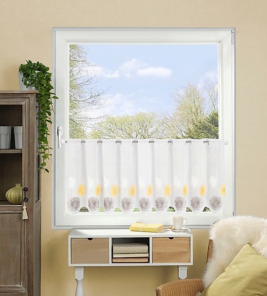 HOME WOHNIDEEN Scheibengardine »RAWLINS«, (1 St.), Scheibengardine RAWLINS günstig online kaufen