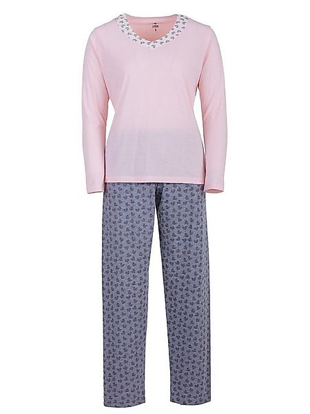 zeitlos Schlafanzug Pyjama Set Langarm - Heart günstig online kaufen