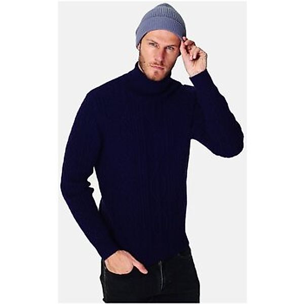 Le Cachemire Français  Mütze CF-100_BLEU_GRIS günstig online kaufen