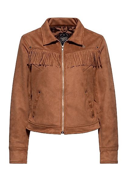 QueenKerosin Collegejacke (1-St) mit Fransen günstig online kaufen