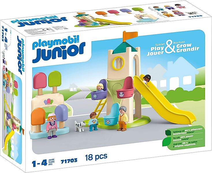 Playmobil® Erlebnisturm mit Eisstand (71703), JUNIOR Konstruktions-Spielset günstig online kaufen