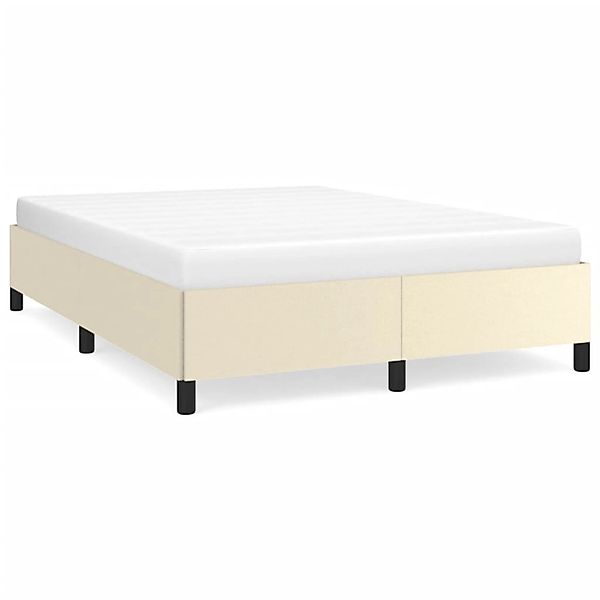 vidaXL Bettgestell Creme 140x190 cm Kunstleder Modell 11370065 günstig online kaufen