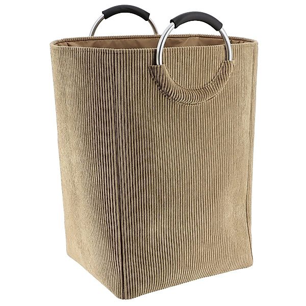 TENDANCE Wäschekorb CORD WÄSCHESACK WÄSCHETONNE WÄSCHEBEHÄLTER günstig online kaufen