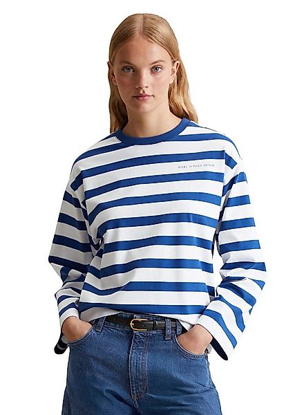 Marc O'Polo DENIM Langarmshirt geringelt, oversized, Bio-Baumwolle günstig online kaufen