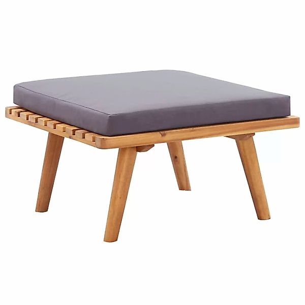 Garten-fußhocker Mit Auflage 60ã60ã29 Cm Akazie Massivholz günstig online kaufen