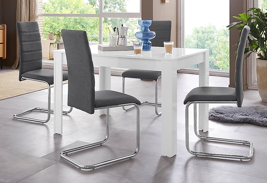 INOSIGN Essgruppe, (Set, 5-tlg), Hochglanz, 2 günstig online kaufen