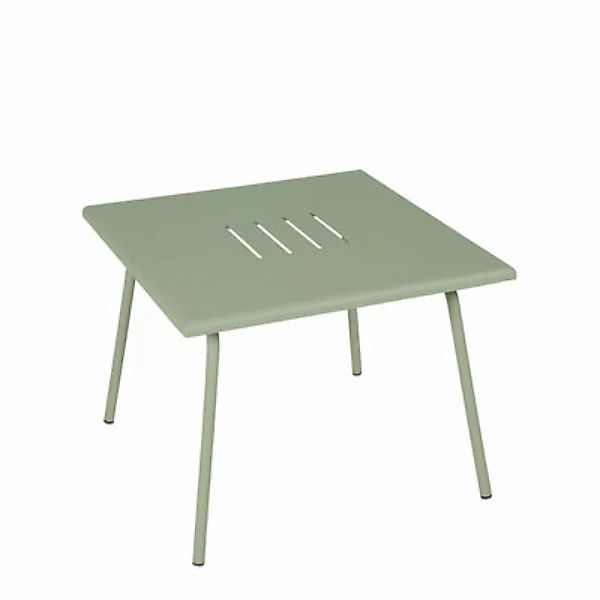 Couchtisch Monceau metall grün / 57 x 57 cm - Stahl - Fermob - Grün günstig online kaufen
