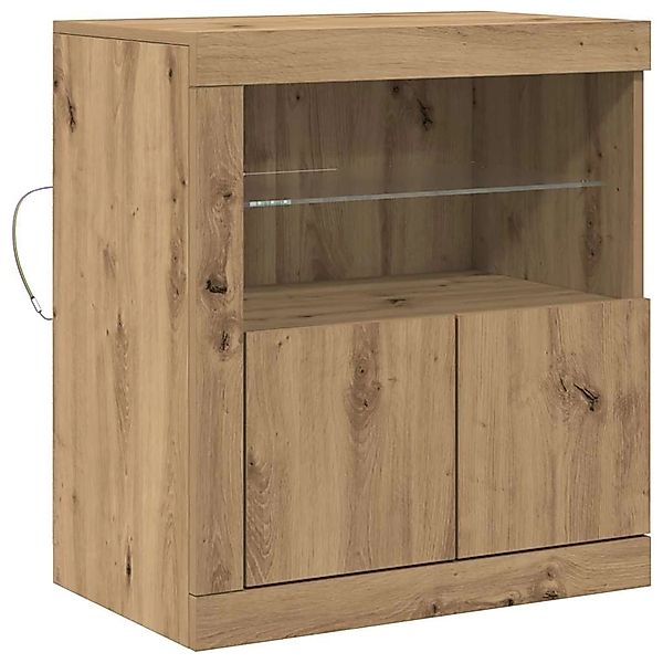 vidaXL Sideboard Braun 60,5 x 37 x 67 cm Holzwerkstoff 863013 günstig online kaufen