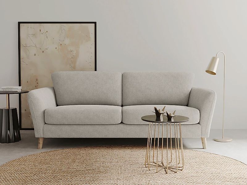 Home affaire 3-Sitzer "MARSEILLE 3er Sofa 206 cm, Cord, Flachgewebe, Strukt günstig online kaufen