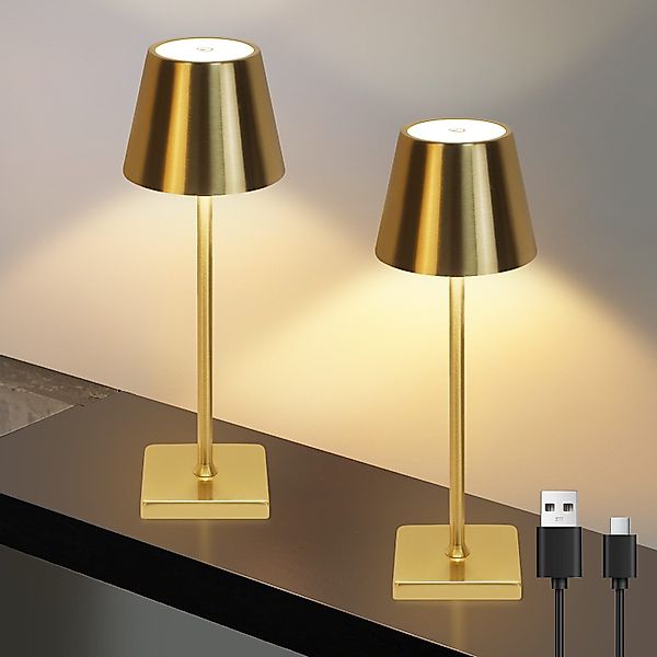 ZMH LED Tischleuchte Kabellos 3 Farbtemperatur günstig online kaufen