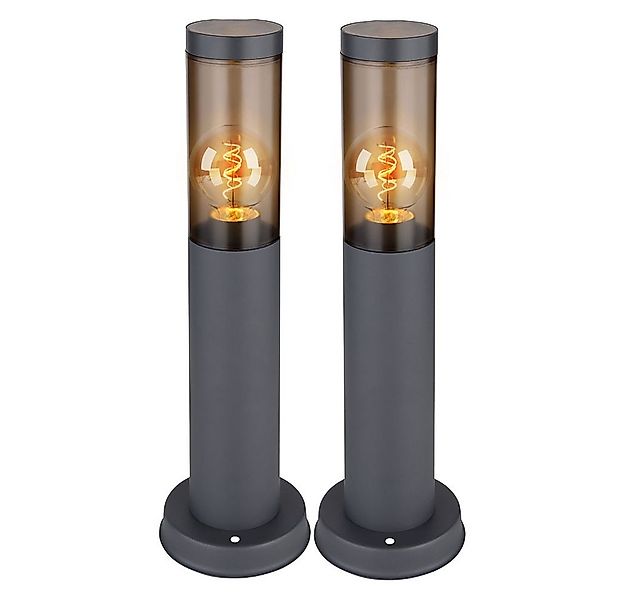 GLOBO LIGHTING Außen-Stehlampe, Leuchtmittel nicht inklusive, Sockelleuchte günstig online kaufen