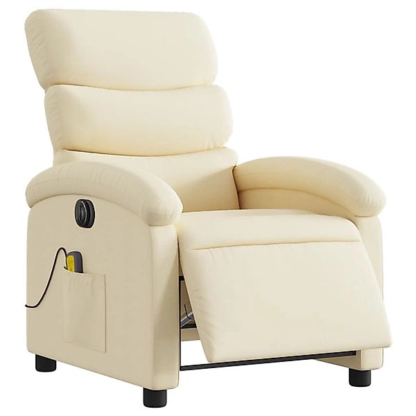 vidaXL Massagesessel Elektrisch Creme Stoff Modell 6 günstig online kaufen