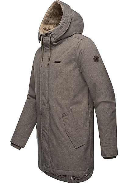 Ragwear Kurzmantel "Mr Smithem Melange", Lange Herren Winterjacke mit Kapuz günstig online kaufen
