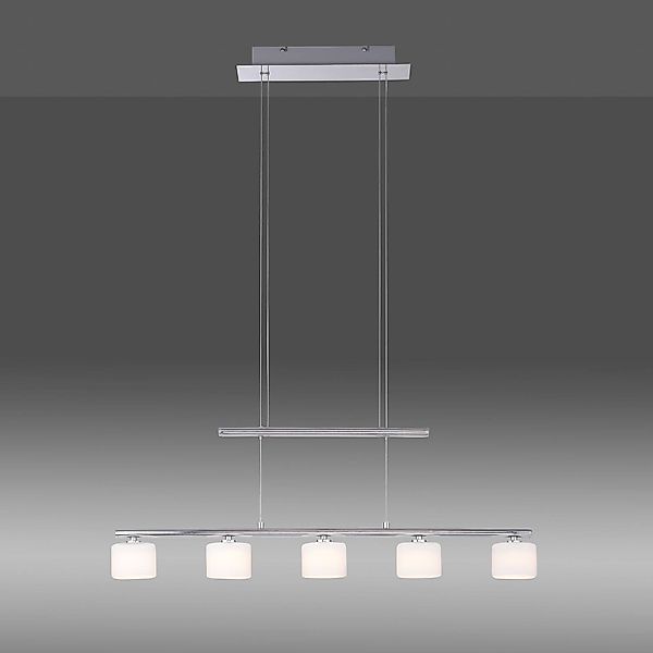 LED Pendelleuchte Hydra in Silber 5x 4W 2700lm günstig online kaufen