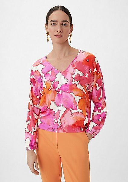 comma Langarmbluse Bluse Bluse mit Fledermausärmeln günstig online kaufen