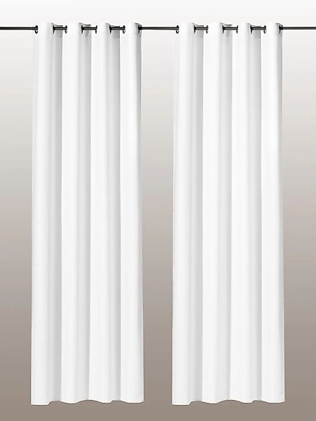 Weckbrodt Vorhang "Vito" Ösen 1 Stk. tlg. Microvelour, blickdicht, Unifarbe günstig online kaufen