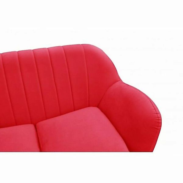 JVmoebel Sofa Blaues Stoffsofa 2 Sitzer Couch Polster Designer Büro Office günstig online kaufen