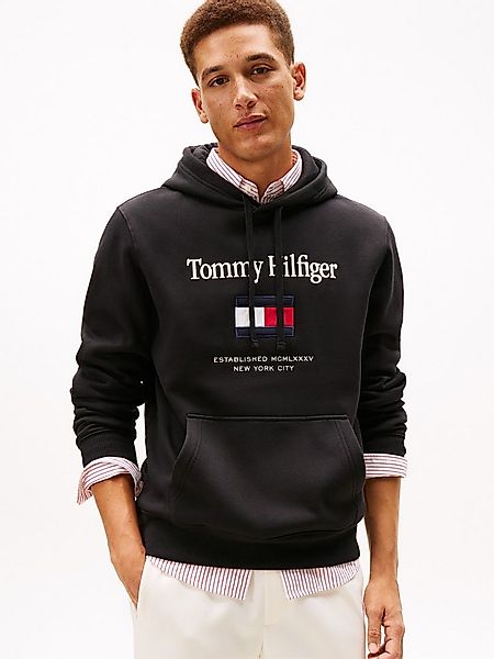 Tommy Hilfiger Hoodie TOMMY EMBRO FLAG normale Passform, Stickerei günstig online kaufen