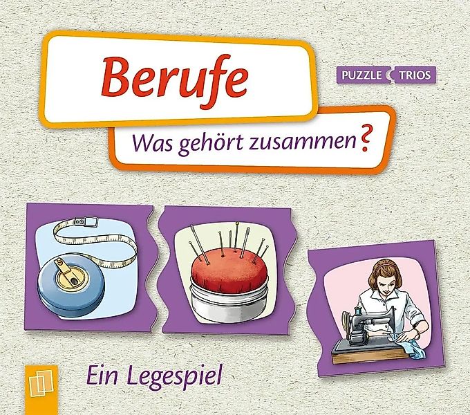 Verlag an der Ruhr Puzzle Berufe - Was gehört zusammen? Ein Legespiel für M günstig online kaufen