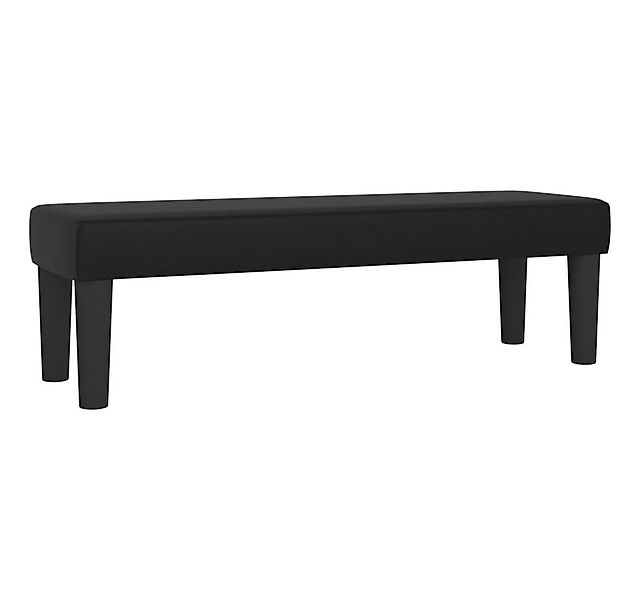 vidaXL Sitzbank Sitzbank Schwarz 100x30x30 cm Kunstleder günstig online kaufen