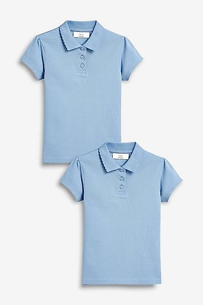 Next Poloshirt Kurzärmelige Polohemden aus Baumwolle im 2er-Pack (2-tlg) günstig online kaufen