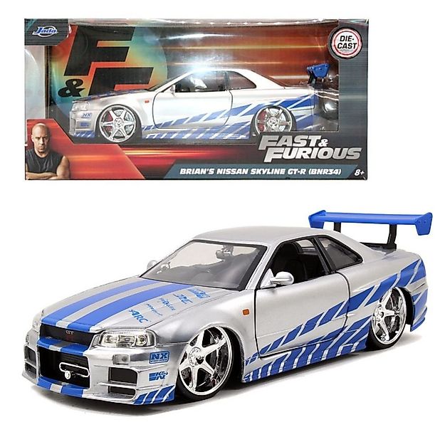 JADA Spielzeug-Rennwagen Nissan Skyline GT-R Fast & Furious Die-Cast Fahrze günstig online kaufen
