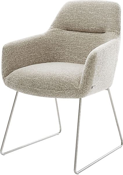 DELIFE Polsterstuhl Pejo-Flex, Kufengestell Edelstahl Webstoff günstig online kaufen