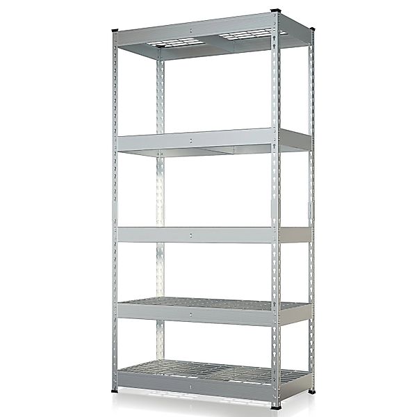 Floordirekt Schwerlastregal Yukon Rivet 5 Böden Verzinkt 180 x 90 x 45 cm günstig online kaufen