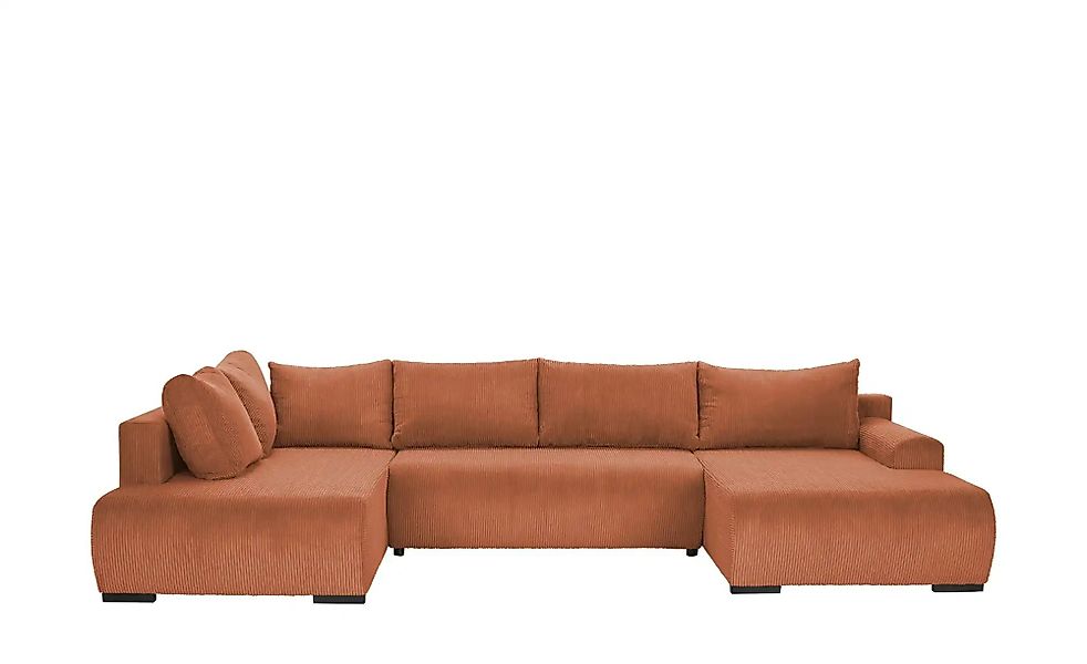 smart Wohnlandschaft  Nelly ¦ braun ¦ Maße (cm): B: 345 H: 85 T: 202.0 Pols günstig online kaufen