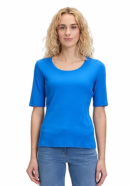 Betty Barclay Kurzarmshirt "Betty Barclay Damen Basic Shirt mit Rippenstruk günstig online kaufen