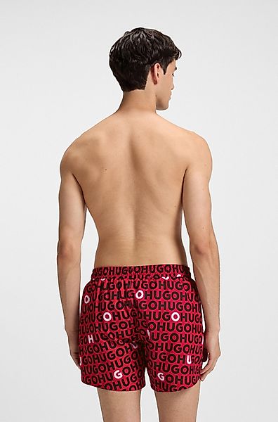 HUGO Badehose TORTUGA mit Allover-Logoschriftzug günstig online kaufen