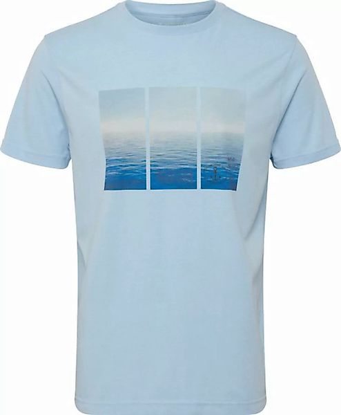 REDGREEN Print-Shirt Print melange Carius light blue Baumwolle günstig online kaufen