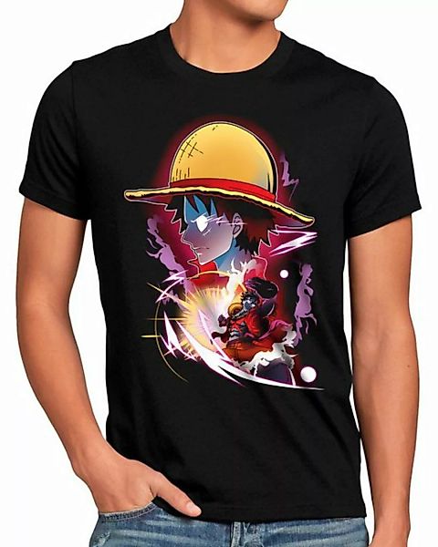 style3 Print-Shirt Herren T-Shirt Pirate Luffy japan anime luffy manga one günstig online kaufen