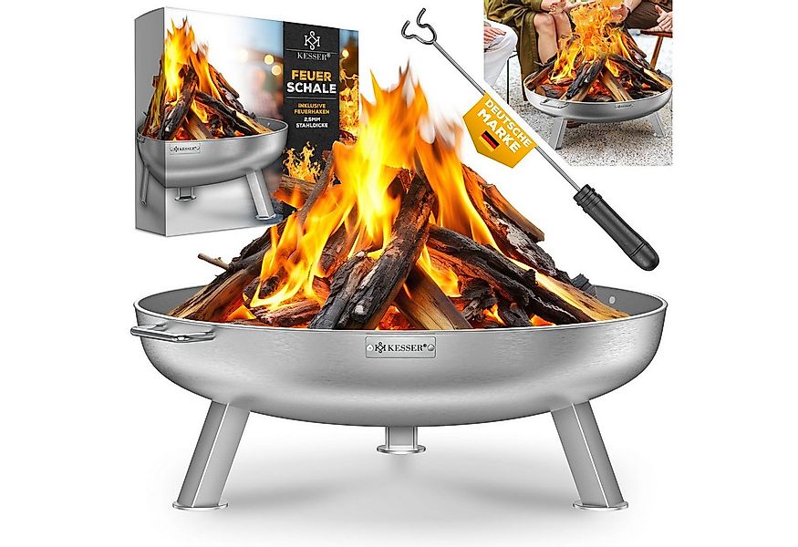 KESSER Feuerschale Feuertonne mit 2,5mm Stahldicke Feuerstelle, (Feuerkorb günstig online kaufen