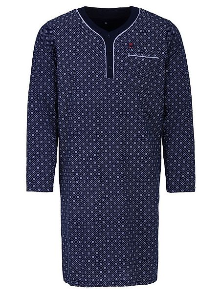 Henry Terre Nachthemd Nachthemd Langarm - Raute günstig online kaufen