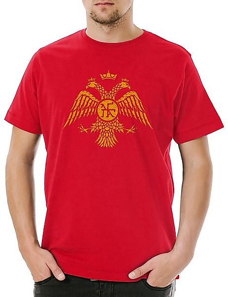 Urban Backwoods Print-Shirt Byzantium Eagle Flag II Herren T-Shirt Rom Rome günstig online kaufen