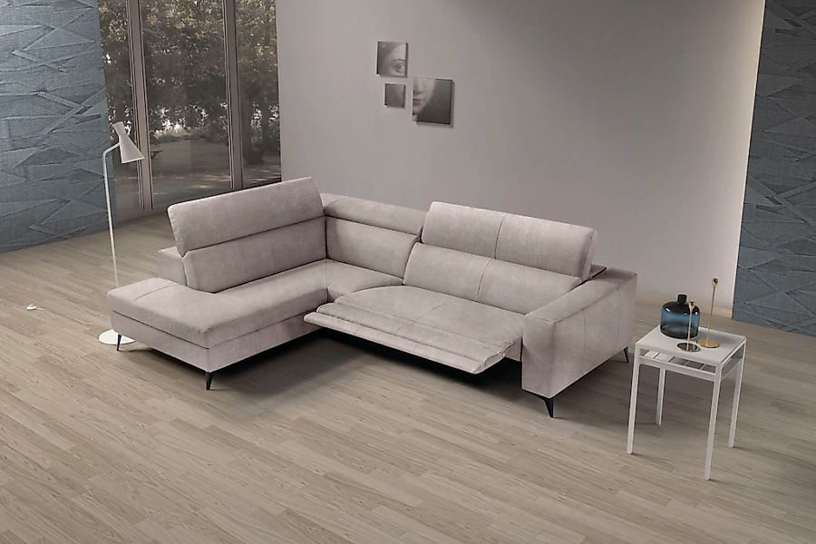Egoitaliano Ecksofa "Edith, Designsofa mit hohem Sitzkomfort, L-Form", inkl günstig online kaufen